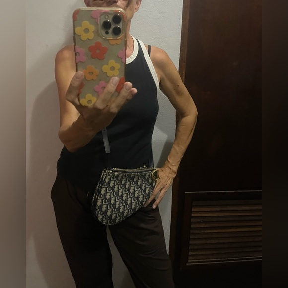 💯Authentic Christian Dior Triple Zip Crossbody Bag - Picture 10 of 10